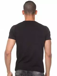 Современная облегающая футболка черного цвета DARKZONE RTDZN8611 распродажа